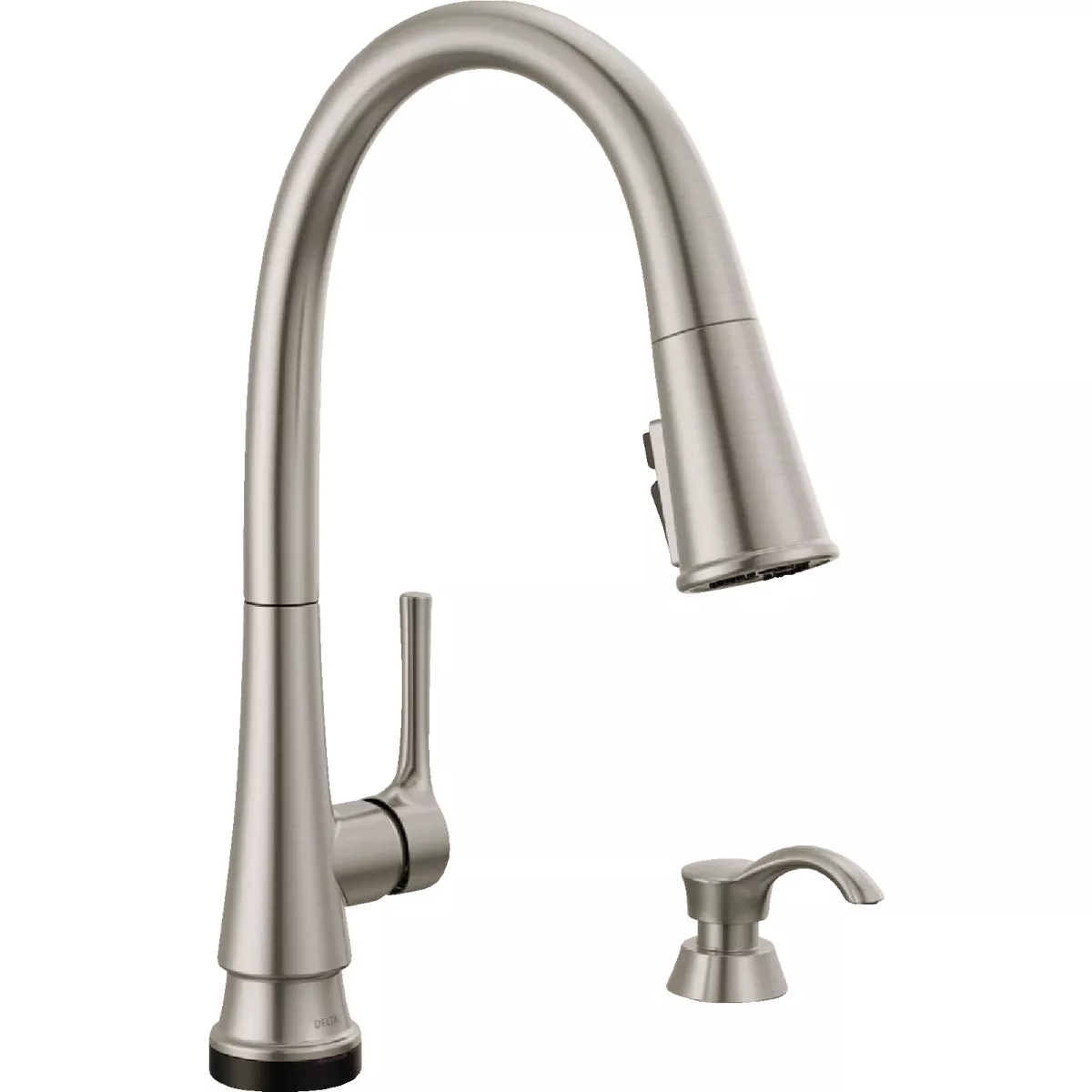 Delta Corwin One Handle Pull-Down Kitchen Faucet with Soap